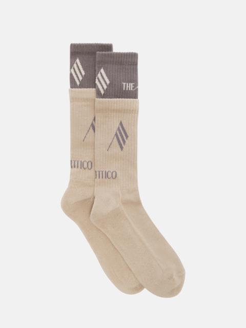 THE ATTICO TAUPE SOCKS