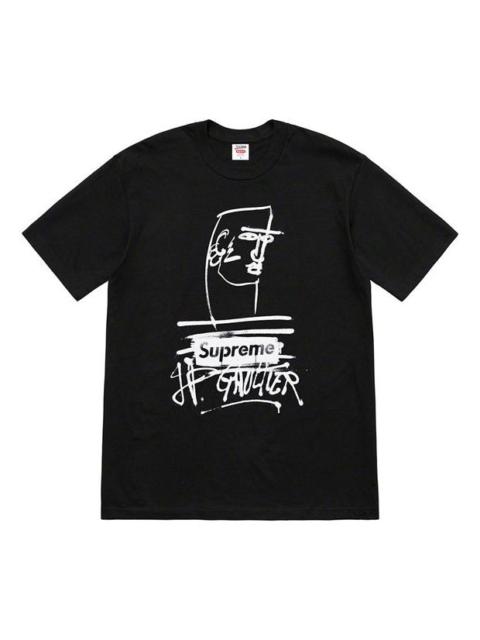 Supreme SS19 x Jean Paul Gaultier Black Tee SUP-SS19-772