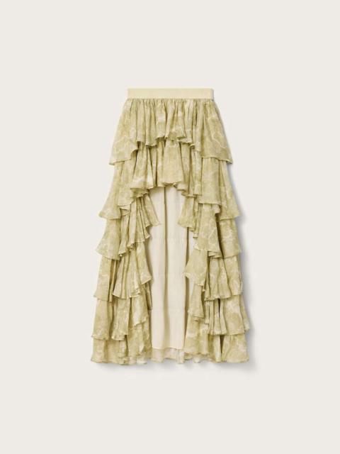 ALLSAINTS CAVALRY TIERED MAXI SKIRT