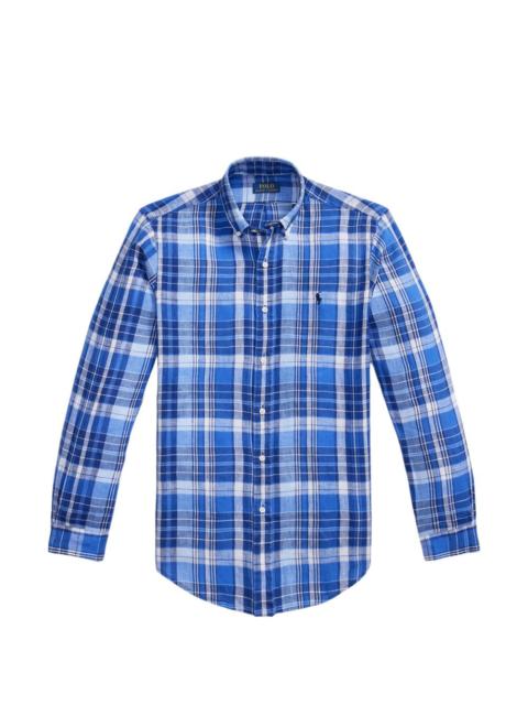 Polo Ralph Lauren plaid linen shirt