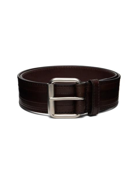 Dries Van Noten Brown Calfskin Belt