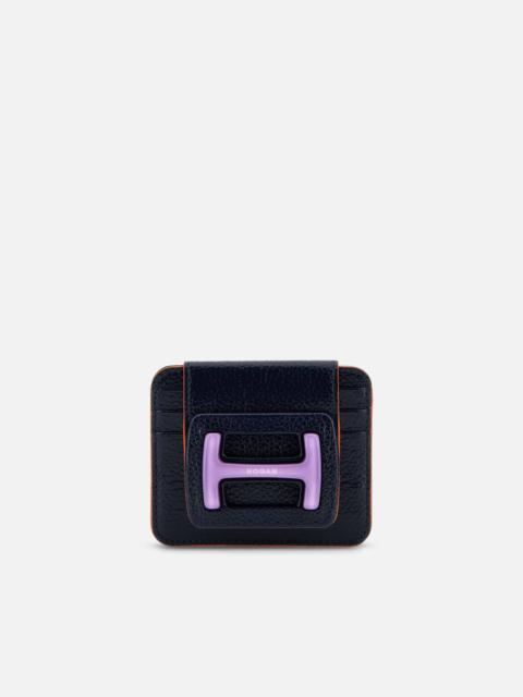 HOGAN Credit Card Holder Blue Violet