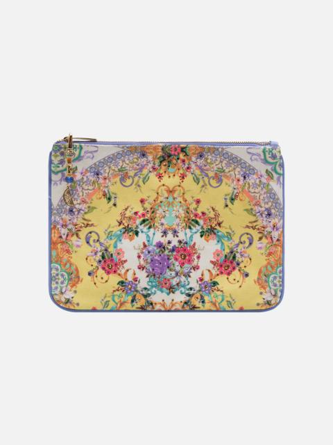 CAMILLA SMALL CANVAS CLUTCH