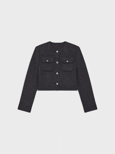 Theory Cardigan Jacket in Tweed