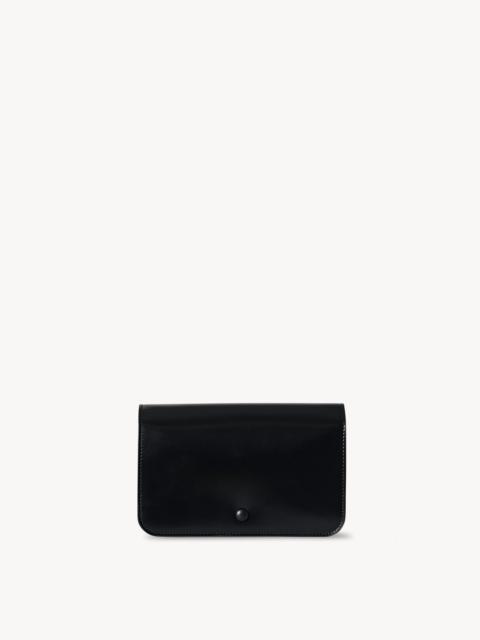 The Row Multi Gusset Clutch in Leather