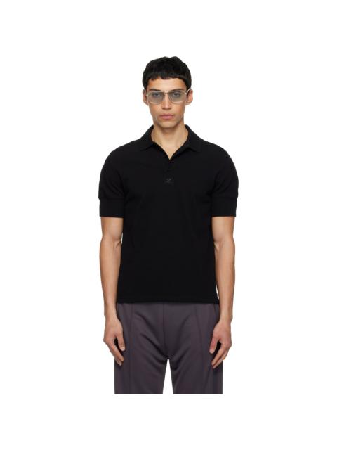 courrèges Black Signature Polo