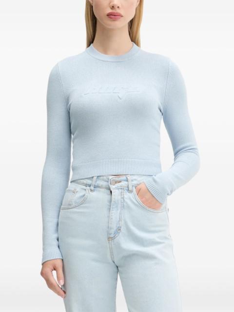 HUGO embossed detail sweater