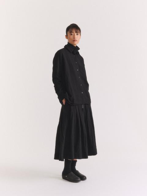 CASEY/CASEY MARIA SHIRT - OPEN WEAVE - BLACK
