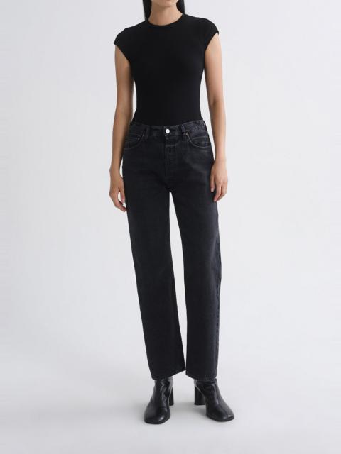 AGOLDE 90'S PINCH WAIST HIGH RISE STRAIGHT (WEIGHTLESS) IN VANTA