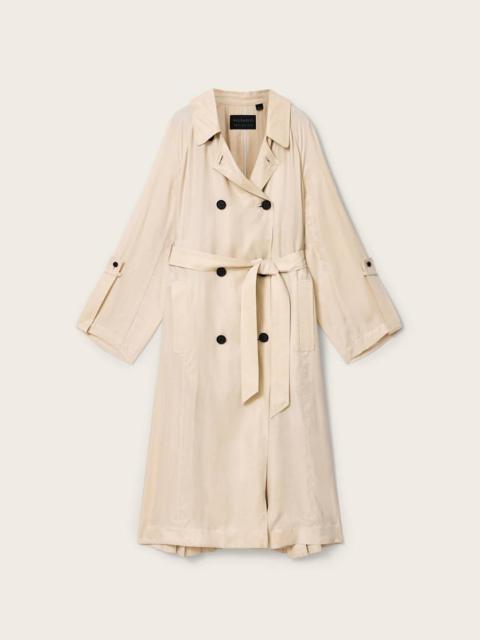 ALLSAINTS LIZIE DOUBLE BREASTED TRENCH COAT