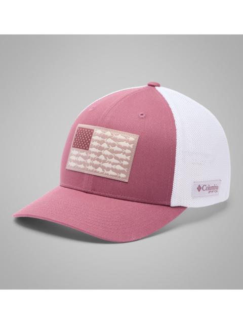 Columbia PFG Fish Flag Mesh Ball Cap
