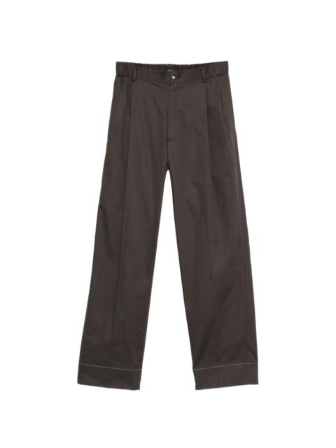 Brioni elastic-waistband trousers