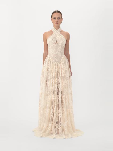 SAU LEE HALLIE LACE GOWN