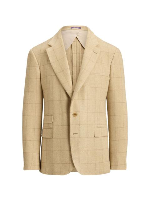 Ralph Lauren check-pattern single-breasted blazer