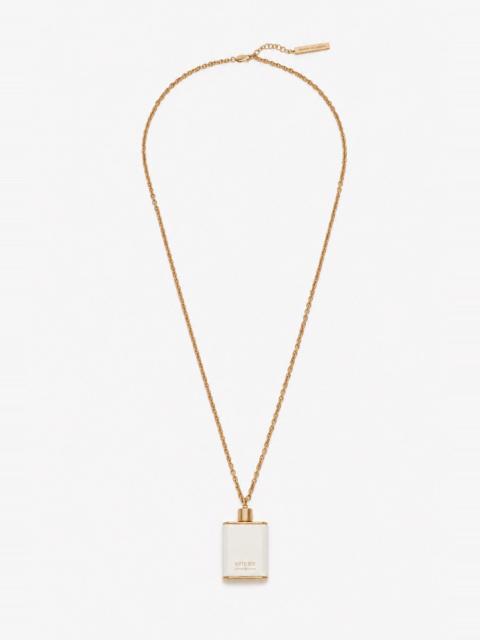 Victoria Beckham Perfume Bottle Necklace In Suite 302