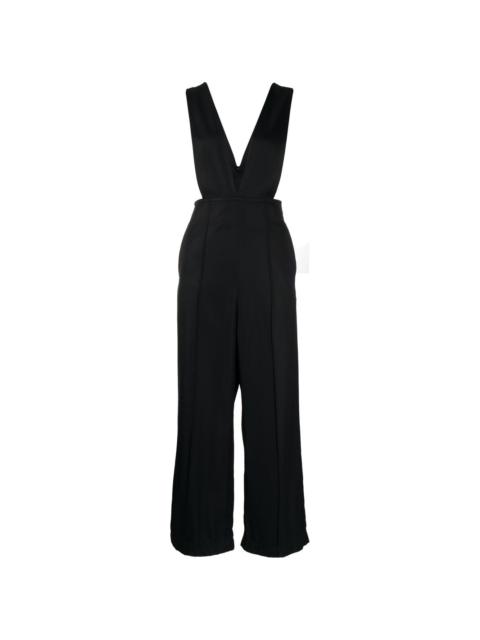 Plan C deep V-neck jumpsuit