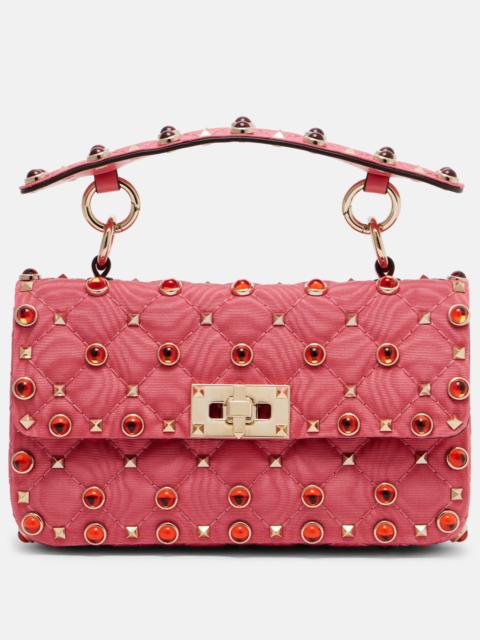 Valentino Rockstud Spike Small moiré shoulder bag