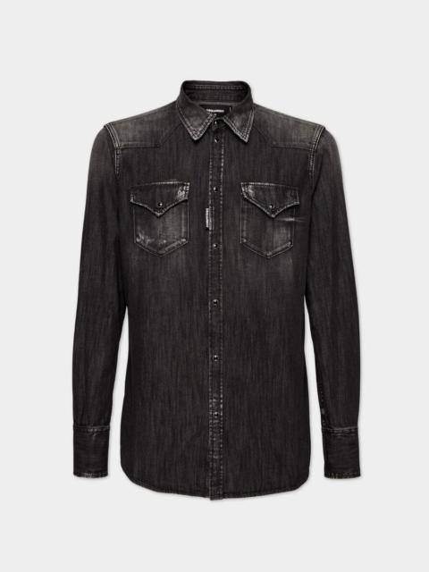 BLACK WASH CLASSIC WESTERN SHIRT