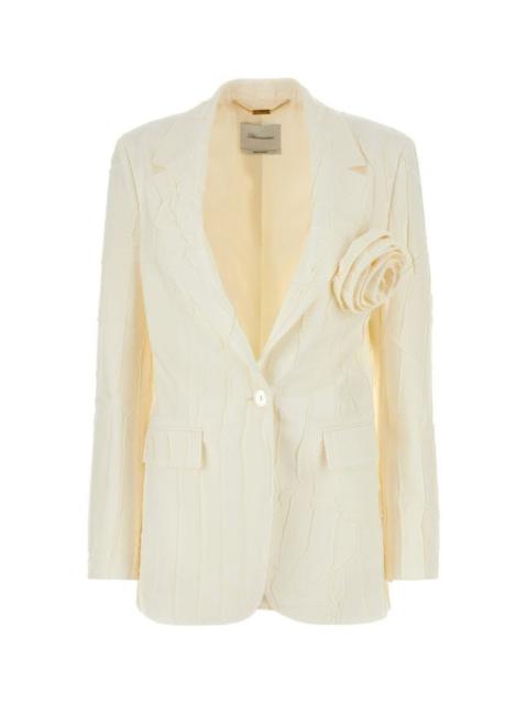 Blumarine Ivory polyester blazer