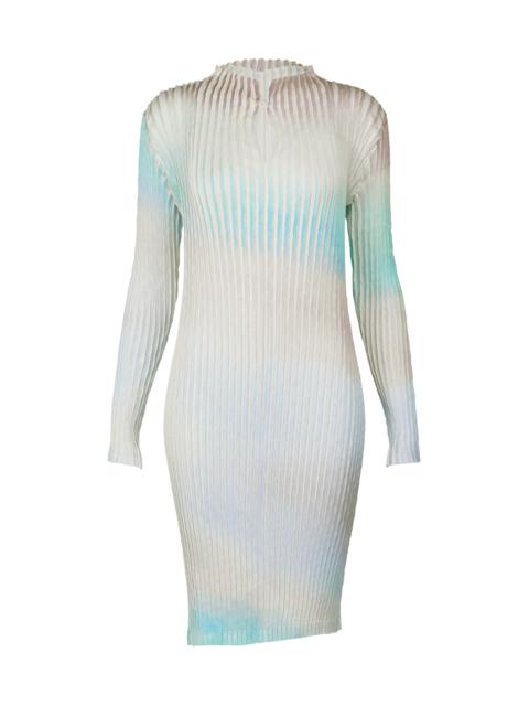ISSEY MIYAKE SUFFUSED PLEATS DRESS