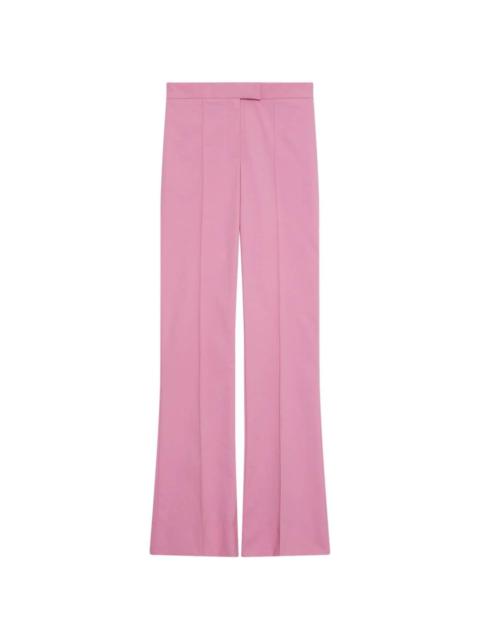 Carmine pleat-detail trousers