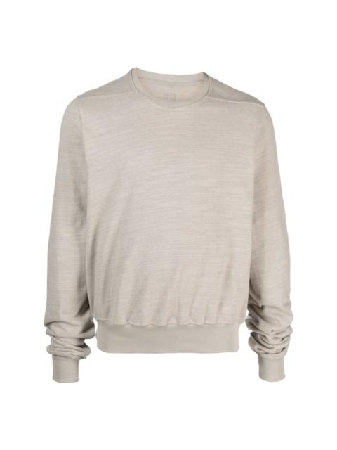 スウェット・トレーナー RICK OWENS  Asymmetric cotton sweatshirt jersey Asymmetric cotton sweatshirt jersey in beige - Rick Owens