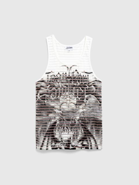 Jean Paul Gaultier Jean Paul Gaultier – Jersey Tank Top Printed Diablo White/Black