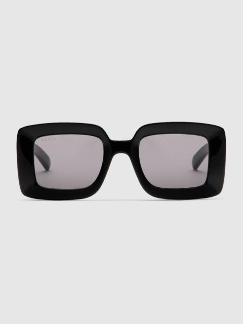 Square-frame sunglasses