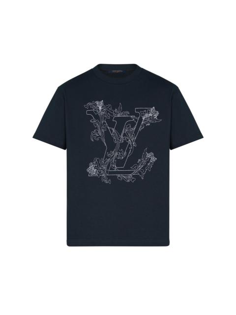 Louis Vuitton LV Lovers Embellished Short-Sleeved T-Shirt | REVERSIBLE