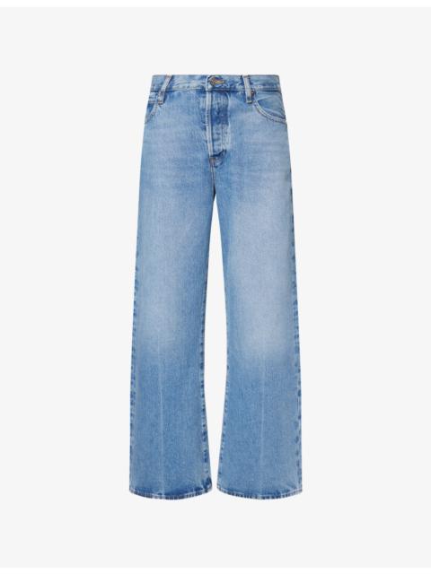 FRAME The Loose Wide-Leg Denim Jeans