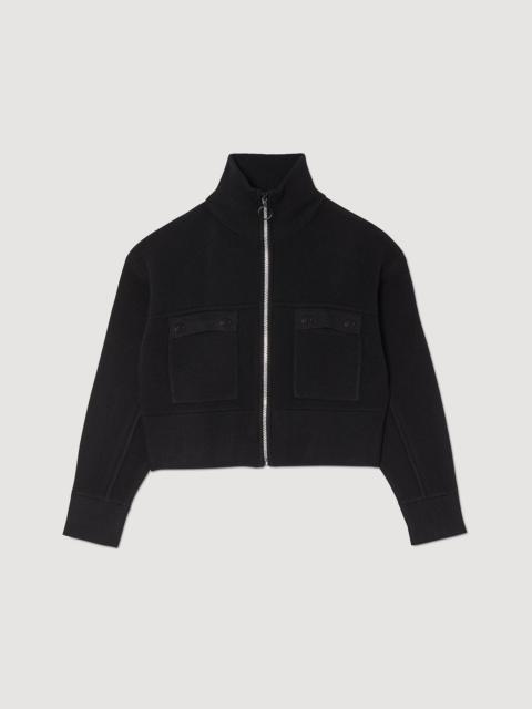 Sandro Zip-up coatigan