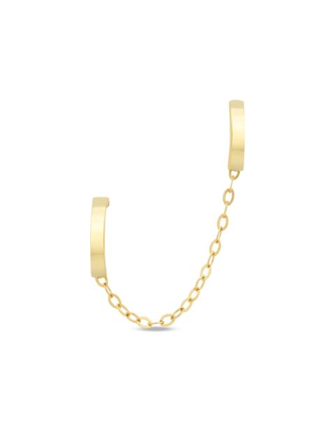 STONE AND STRAND Teeny Tiny Double Huggie