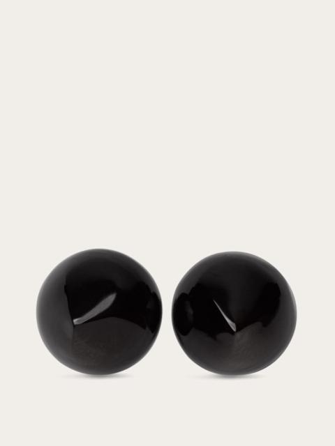 FERRAGAMO ORGANIC SHAPE EARRINGS (M)