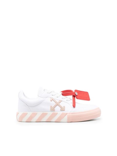 Off-White Vulcanised canvas low-top sneakers