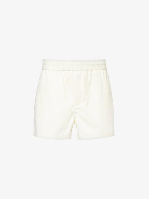 Bottega Veneta Elasticated-waist slip-pocket cotton-twill shorts