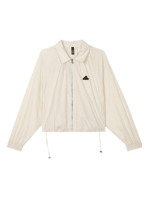 adidas (WMNS) adidas Tech Jacket Asia Sizing 'Whtie' IM8819