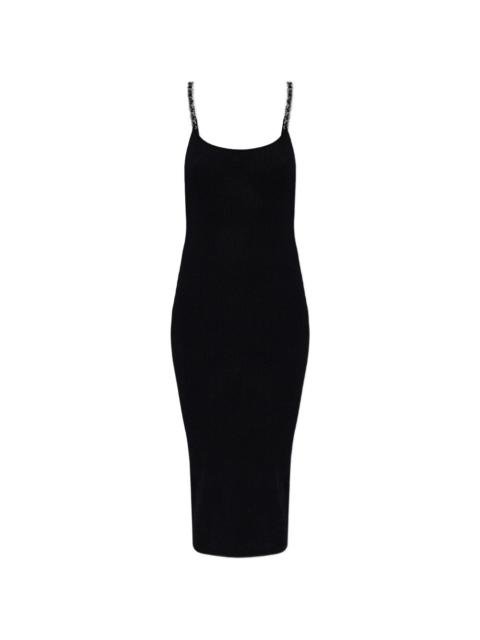 MICHAEL KORS chain-strap midi dress