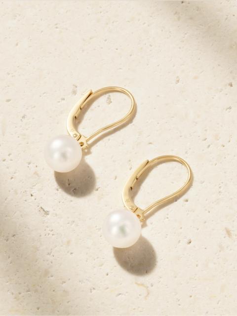 MIKIMOTO 18-karat Gold Pearl Earrings