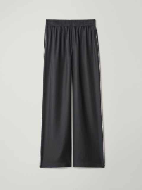 LISA YANG Wide Leg Trousers With Piping Detail