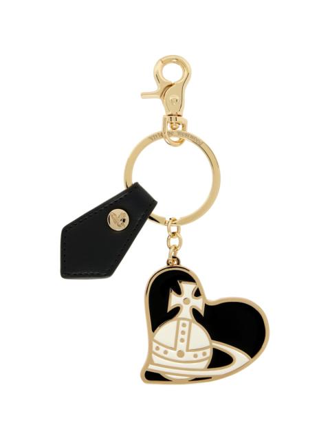 Vivienne Westwood Orb Heart Keychain