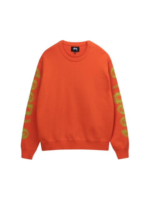 Stüssy Stussy Sleeve Logo Sweater 'Orange'