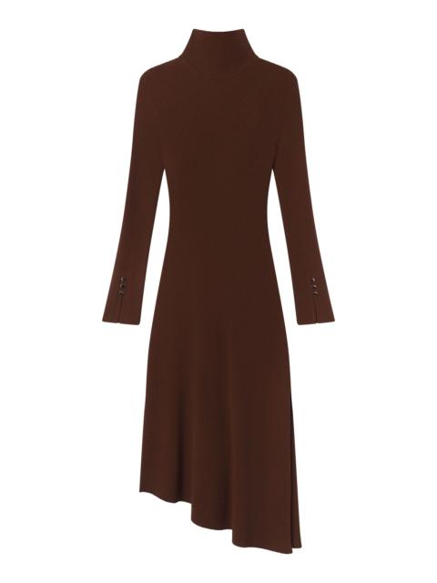 A.L.C. Jett Knit Merino Turtleneck Midi Dress