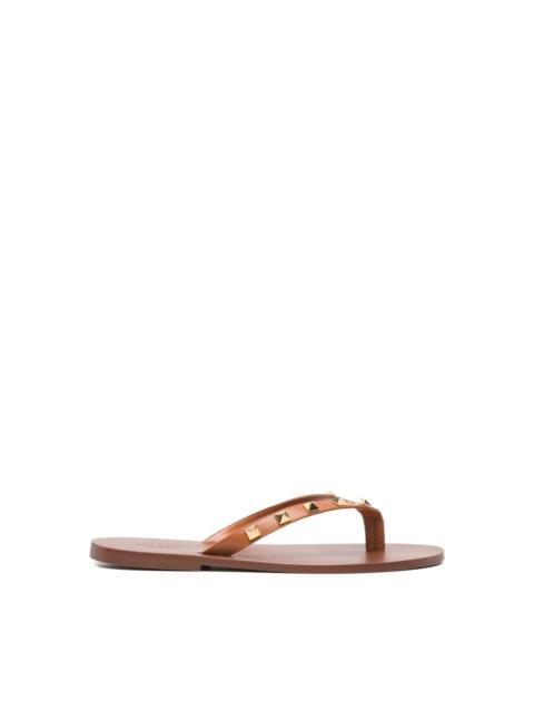 Valentino Rockstud leather thong sandals