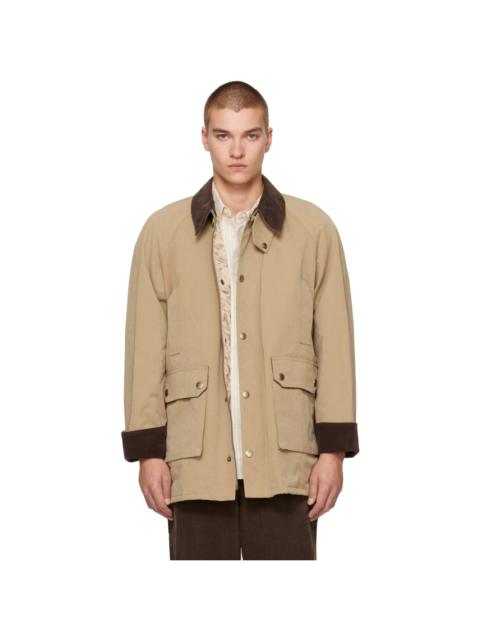 Dunst Beige Waxed Cotton Hunting Jacket