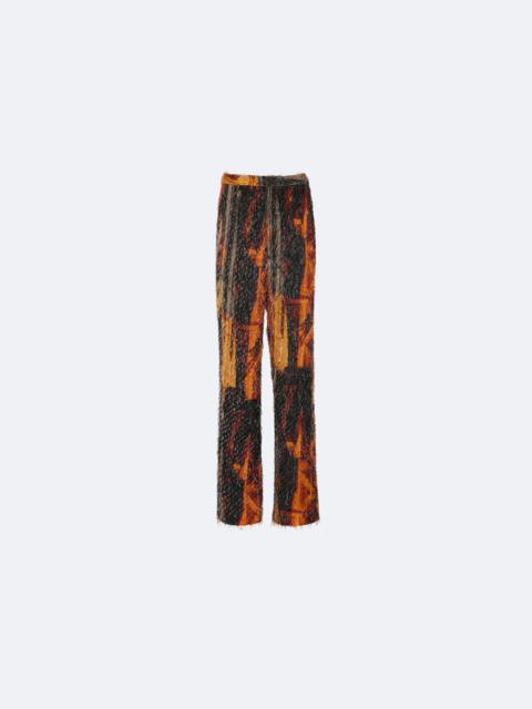 LAPOINTE Jacquard High Waisted Trouser