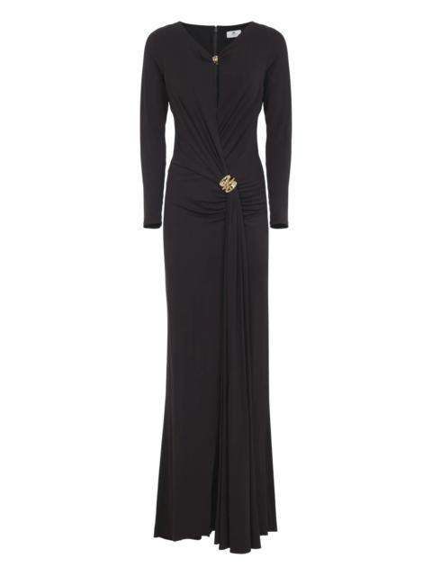 ELISABETTA FRANCHI Elisabetta Franchi Draped-detail Maxi Dress