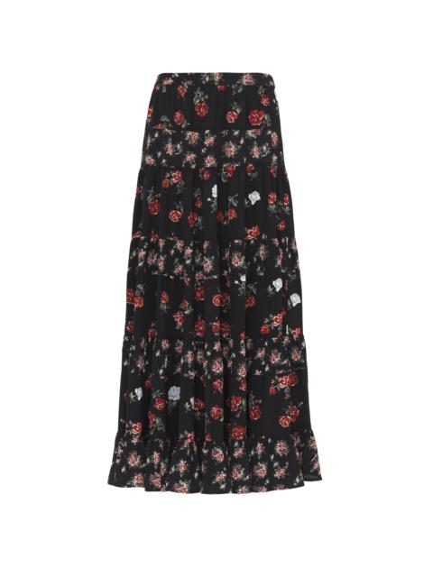 See by Chloé TIERED MAXI SKIRT