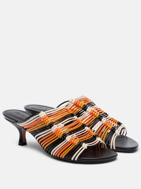 FARM RIO 60 leather mules