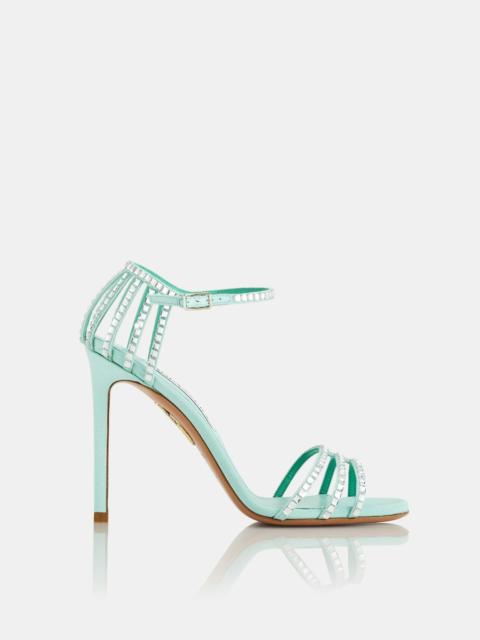 AQUAZZURA Sensation Crystal Sandal 105