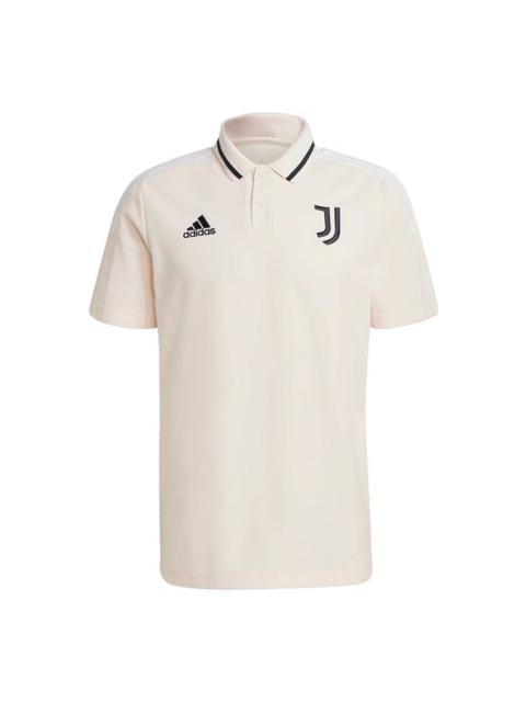 adidas Juve Polo Juventus Soccer/Football Sports Short Sleeve Polo Shirt Pink GK8609